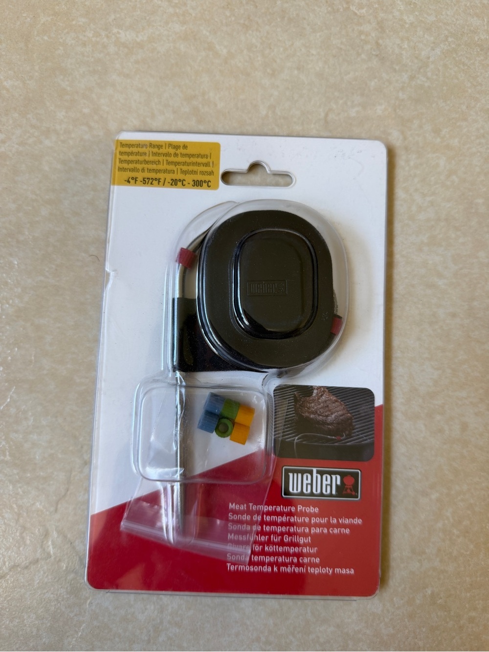 Weber Connect iGrill Meat Temperature Probe Grill Tool Thermometer BBQ Accessory